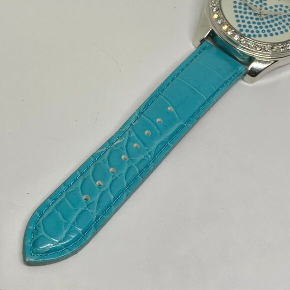 Sophie Women’s quartz analog wrist watch large silver tone case 45mm running - Picture 5 of 8